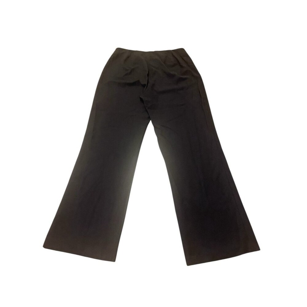 Eileen Fisher Pants Womens Size M (32x31.5) Navy Blue‎ Side Zip Wide Leg Career - Picture 2 of 7